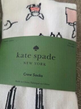 Kate Spade Crew Socks 3 Pairs